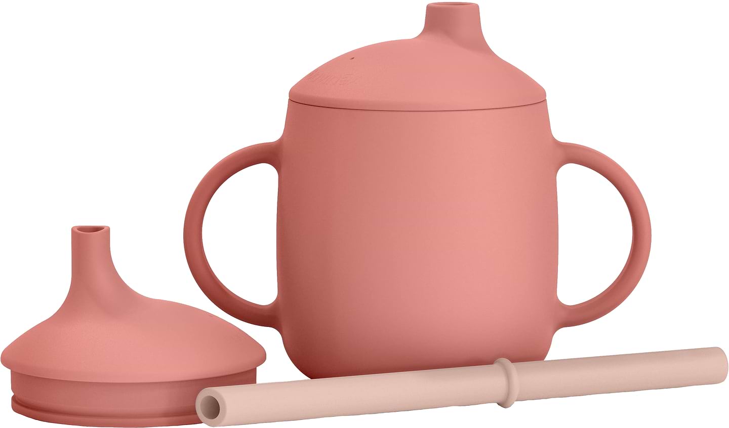 Чашка-непроливайка детская Suavinex 3 в 1 270 мл +6 мес. Colour Essence розовая (402900)