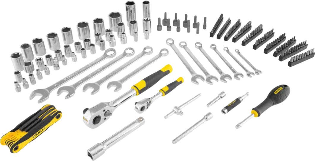 Набір інструментів Stanley 1/4", 1/2", 3/8" 175 пр. (STMT17380-1)