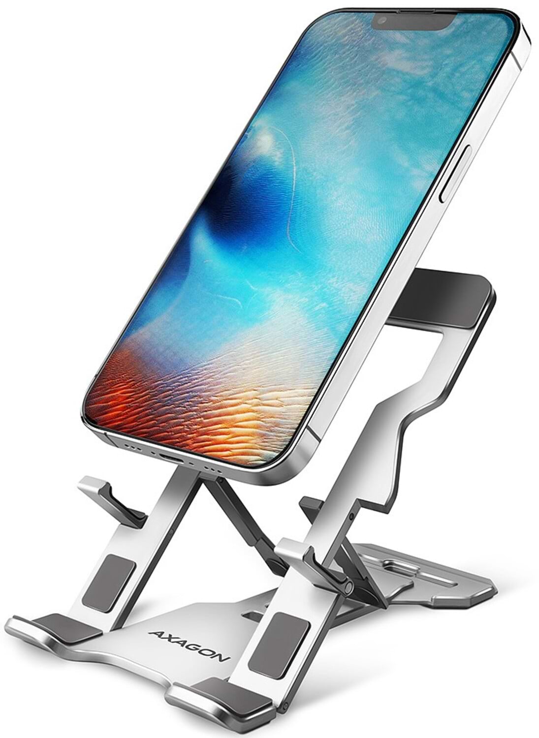 Тримач для планшета AXAGON STND-M phone/tablet stand (for 4“ – 10.5“) Silver (STND-M)