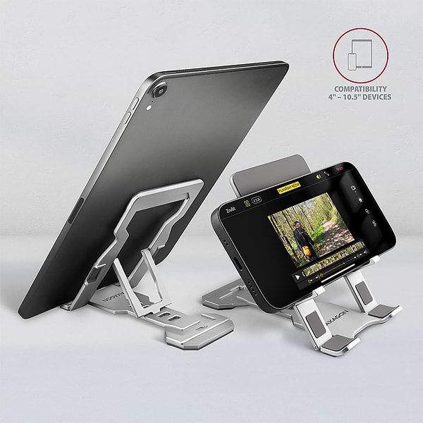 Фото - Тримач для планшета AXAGON STND-M phone/tablet stand (for 4“ – 10.5“) Silver (STND-M)