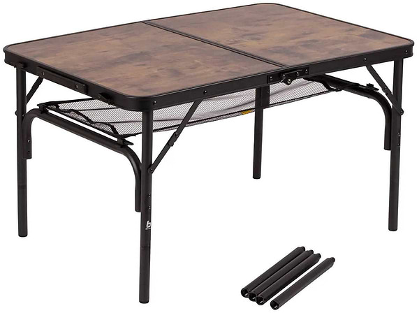 Фото - Складной стол Bo-camp Decatur 90x60 см Black/Wood look (1404200)