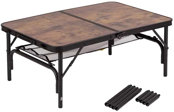 Фото - Складной стол Bo-camp Decatur 90x60 см Black/Wood look (1404200)