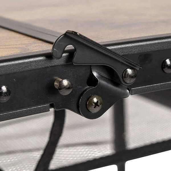 Фото - Складной стол Bo-camp Decatur 90x60 см Black/Wood look (1404200)