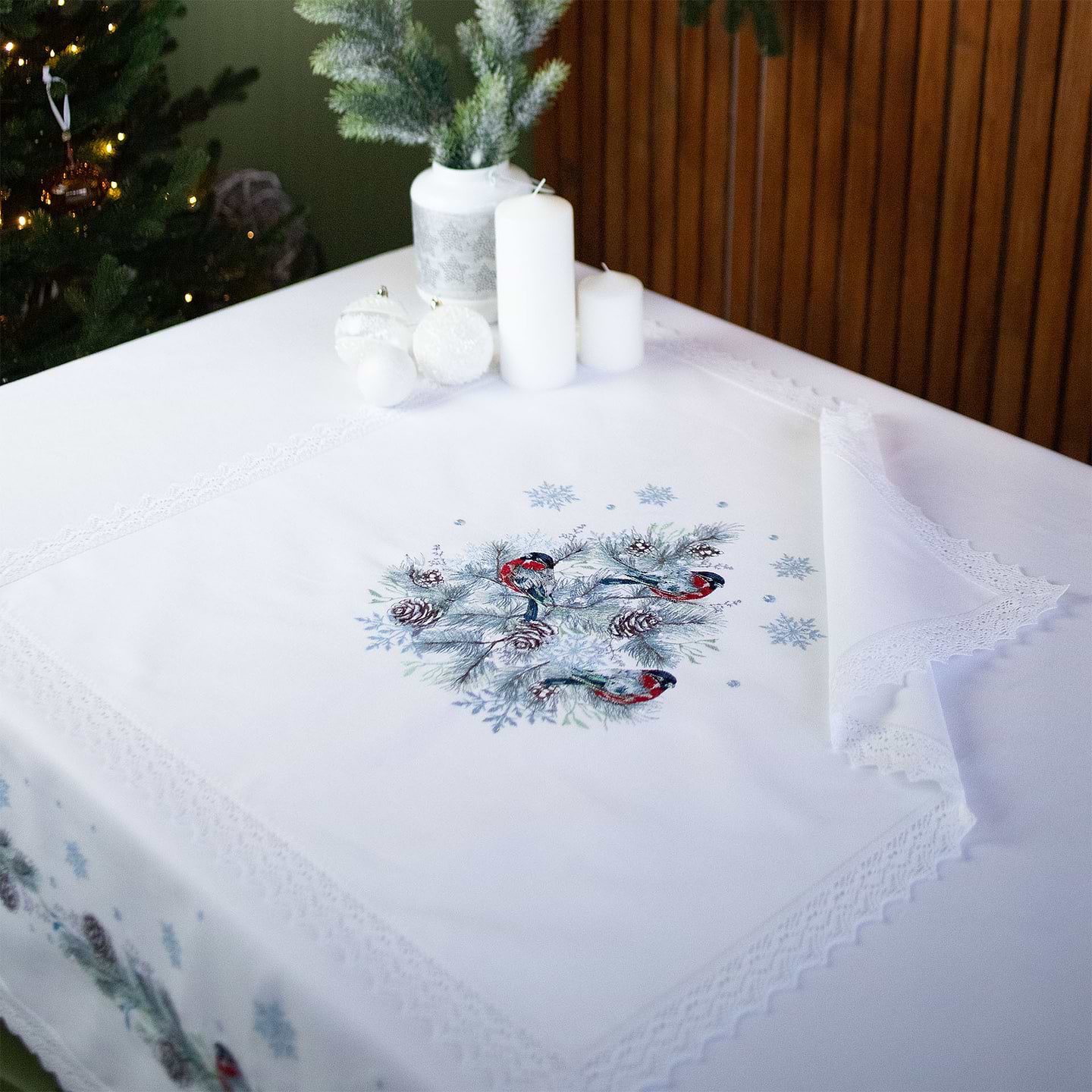 Серветка для сервірування Едельвіка Снігурі 80х80 (316-24/09)