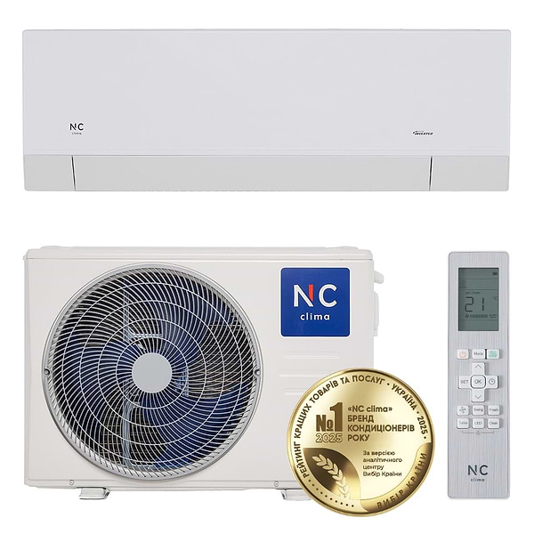 Фото - Кондиціонер спліт NC clima NCI24EHSIw1eu/NCO24EHSIw1eu