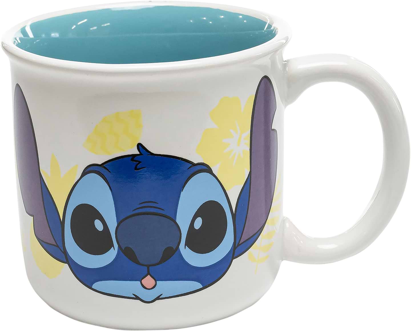 Чашка STOR YOUNG ADULT CERAMIC BREAKFAST MUG 14 OZ IN GIFT BOX STITCH PALMS (Stor-01366)