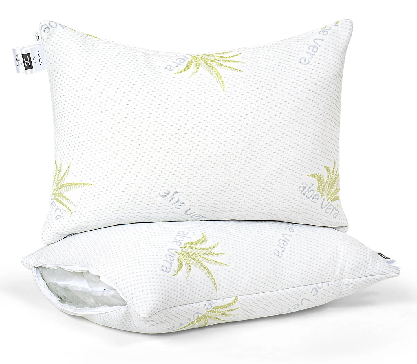 Подушка стандартна MirSon шовкова №847 Dorotea Silk Kapok Hand made Пружна 40х60 см (2200003198706)