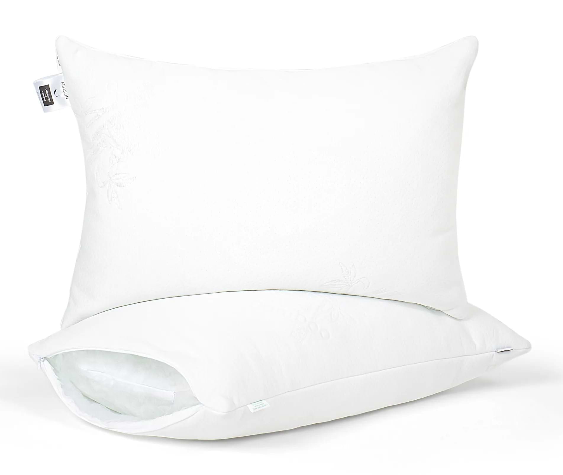 Подушка стандартна MirSon шовкова №849 Julia Silk Kapok Hand made Середня 40х60 см (2200003198720)