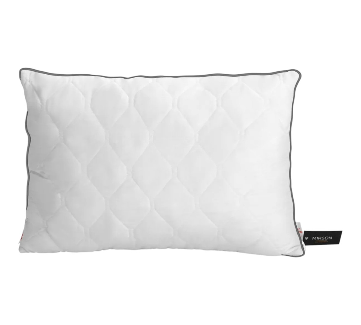 Подушка стандартная MirSon шелковая Eco Silver 0546 Средняя 70х70 см (2200000393500)