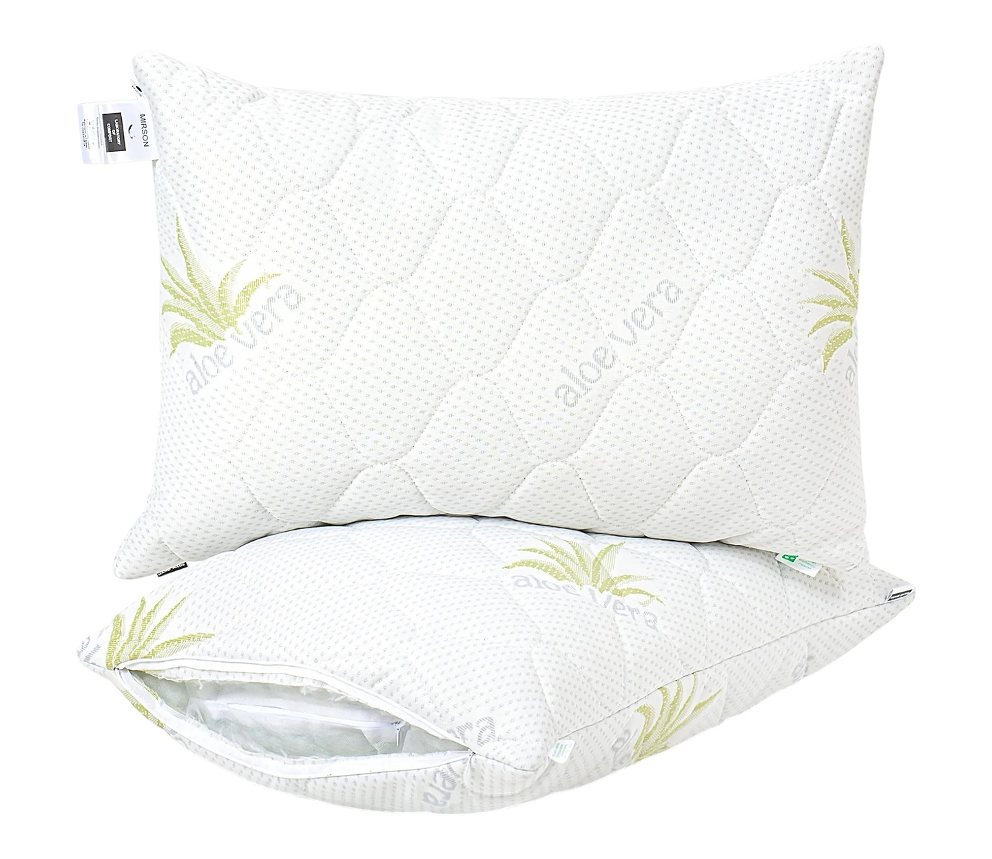 Подушка стандартна MirSon №870 Alberto з Евкаліптом Hand made Середня 60х60 см (2200003214147)