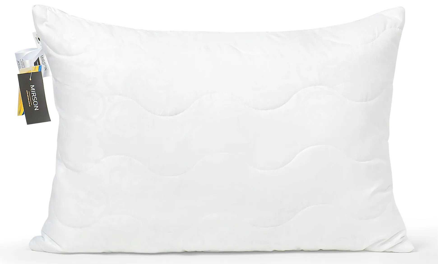 Подушка стандартна MirSon шовкова №1615 Eco Light White середня (2200002647274)