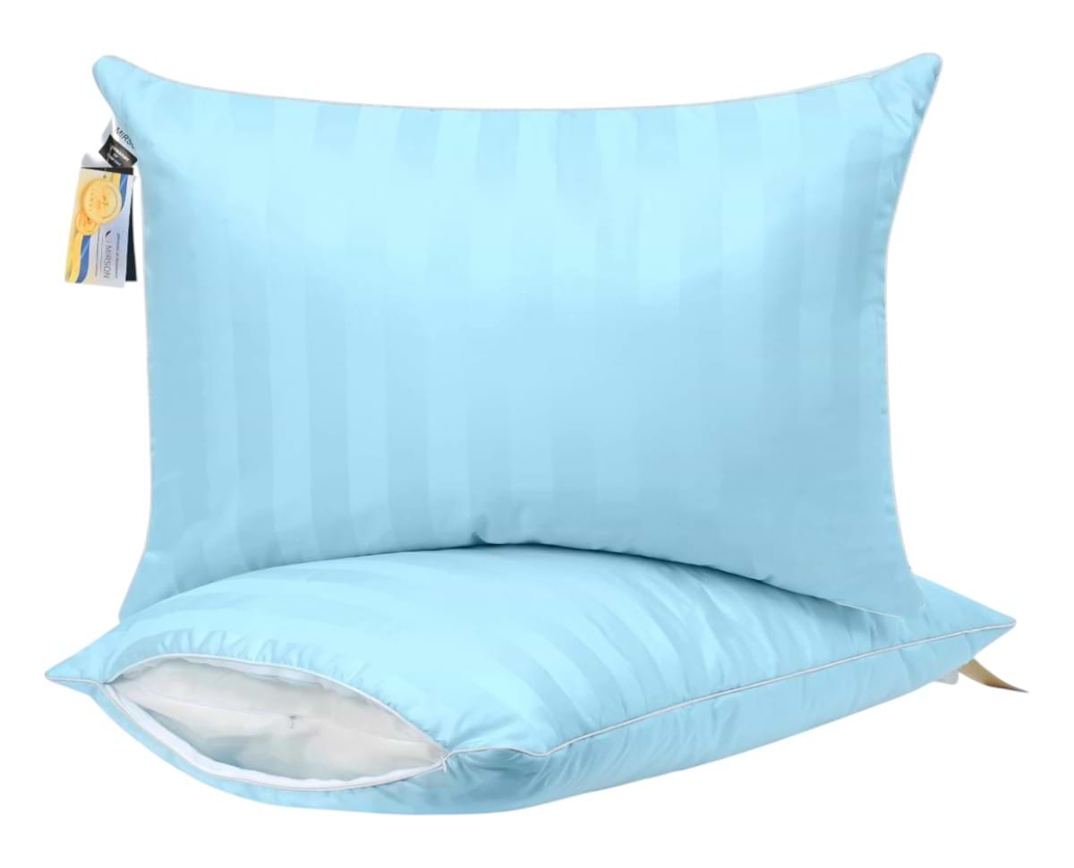 Подушка стандартна MirSon бамбукова Hand Made Valentino 939 низька 50x70 см (2200000557292)