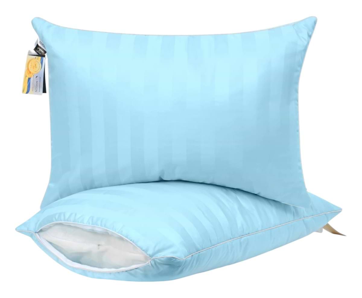 Подушка стандартна MirSon бамбукова Hand Made Valentino 941 висока 50x70 см (2200000557315)