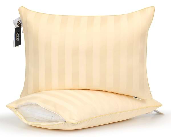 Фото - Подушка стандартна MirSon бамбукова Hand Made Carmela 937 середня 60x60 см (2200000557414)