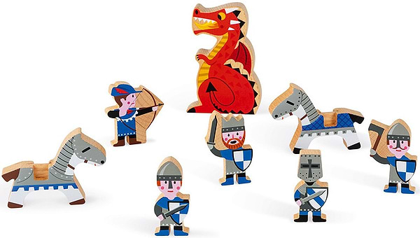 Фото - Набор игровых фигурок Janod Укрепленный Дворец 3D (J08582