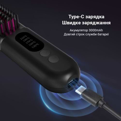 Фото - Выпрямитель волос AIMED Wireless Hair Straightener (AI-HStraight_Wireless_bk)