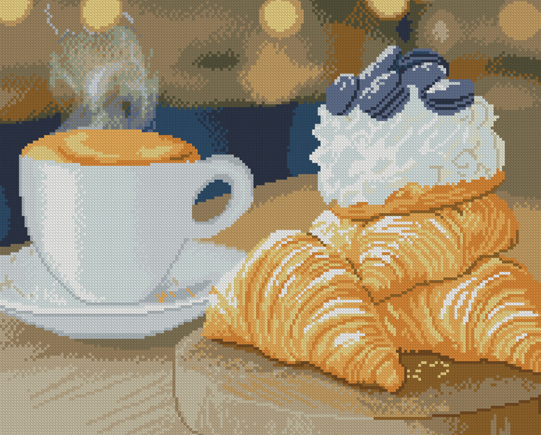 Алмазний живопис Strateg Французькі смаколики 40х50 (FZ4050-07)