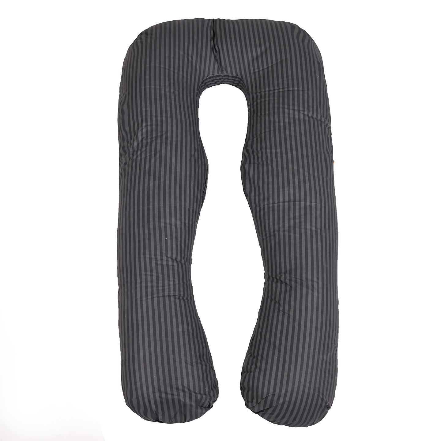 Подушка для майбутніх мам MirSon U-подібна №5031 Color Line 17-0611 Stripe Black 140x75x20 см (2200010969924)