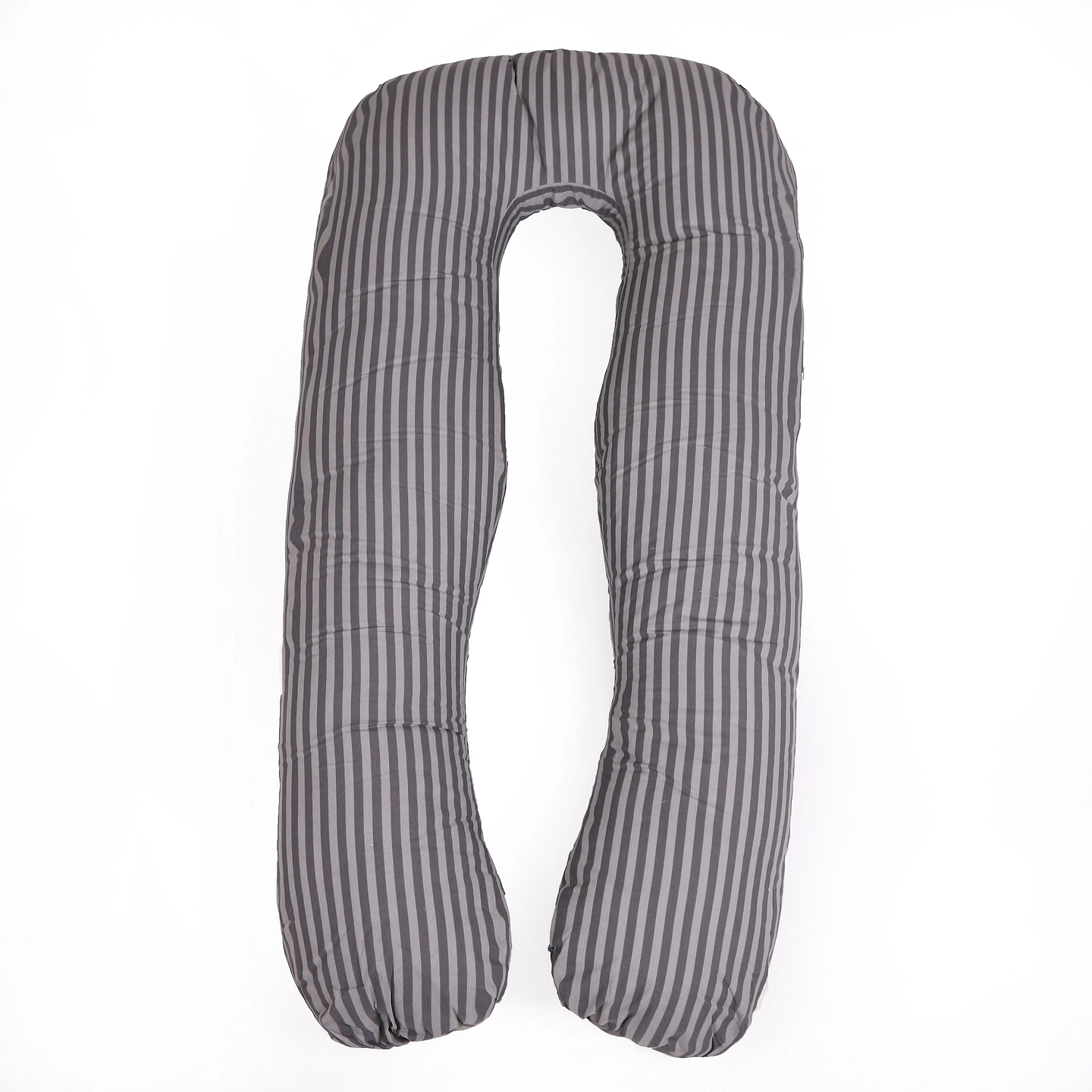 Подушка для майбутніх мам MirSon U-подібна №5030 Color Line 17-0601 Stripe Gray 140x75x20 см (2200010969917)