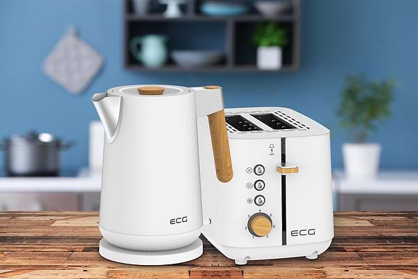 Фото - Электрический чайник ECG RK 1768 Strix Timber White