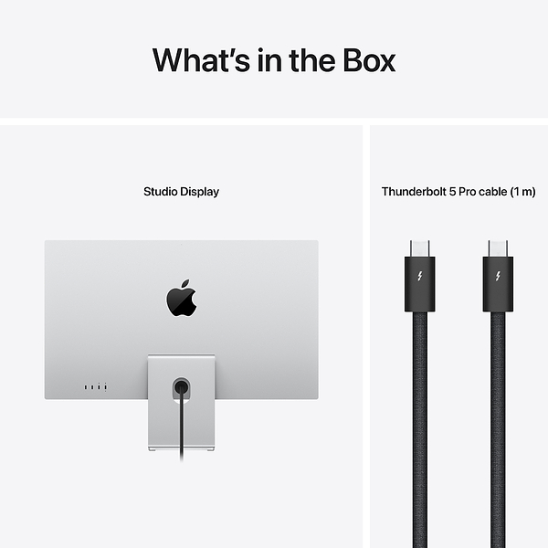Фото - Монитор Apple Studio Display 27" 5K (MFEW4) Standard Glass - Tilt- and Height-Adjustable Stand