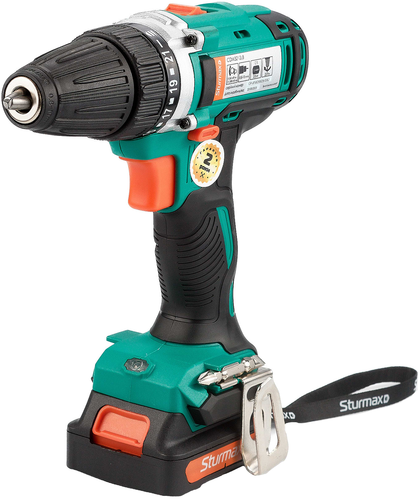 Дрель-шуруповерт Sturmax CDM3212LB