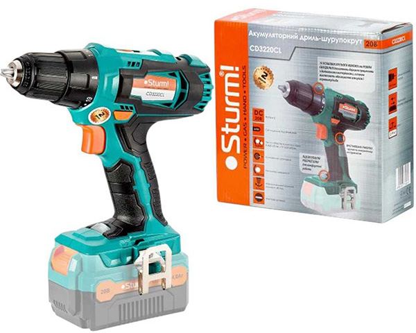 Фото - Дрель-шуруповерт Sturmax CDM3220CL