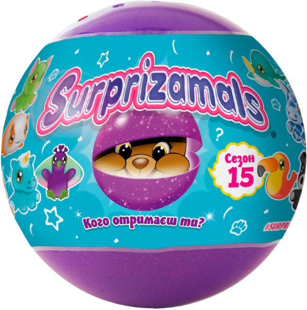 М'яка іграшка-сюрприз Surprizamals S15 (12 видов, в ассорт.) (SU03889-5024) - Фото 1