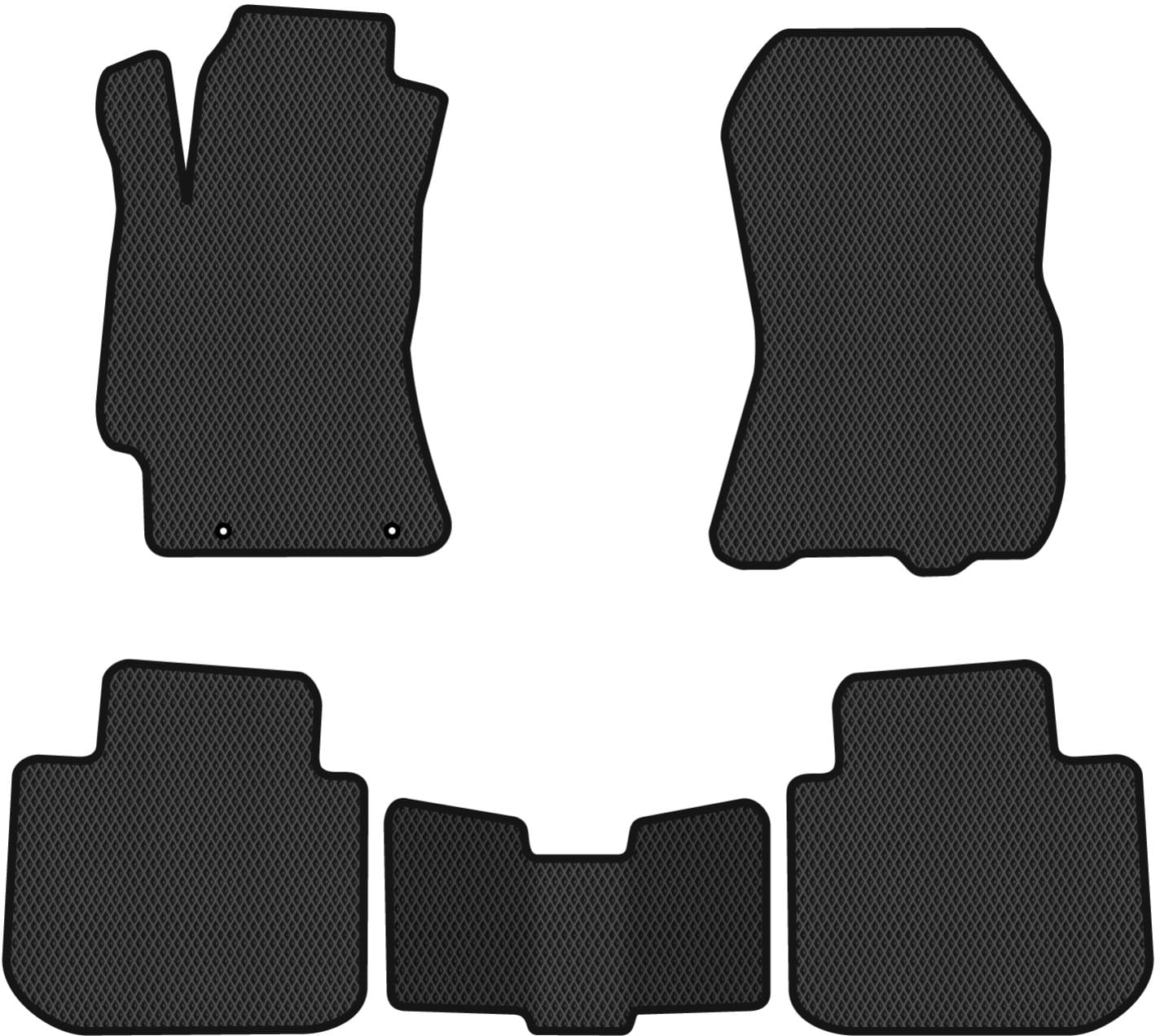 EVA коврики в салон авто EVAtech для Outback (BM) Subaru 2009-2014 4 поколение Combi EU SU11046C5LA2RBB