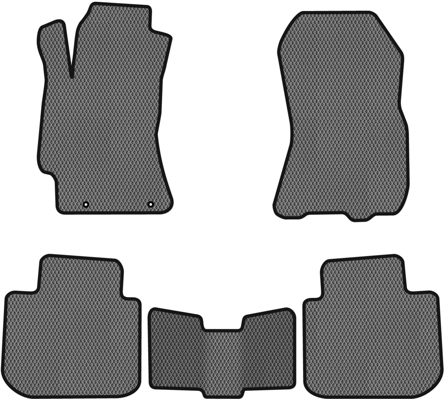 EVA килимки в салон авто EVAtech для Outback (BM) Subaru 2009-2014 4 покоління Combi EU SU11046C5LA2RGB