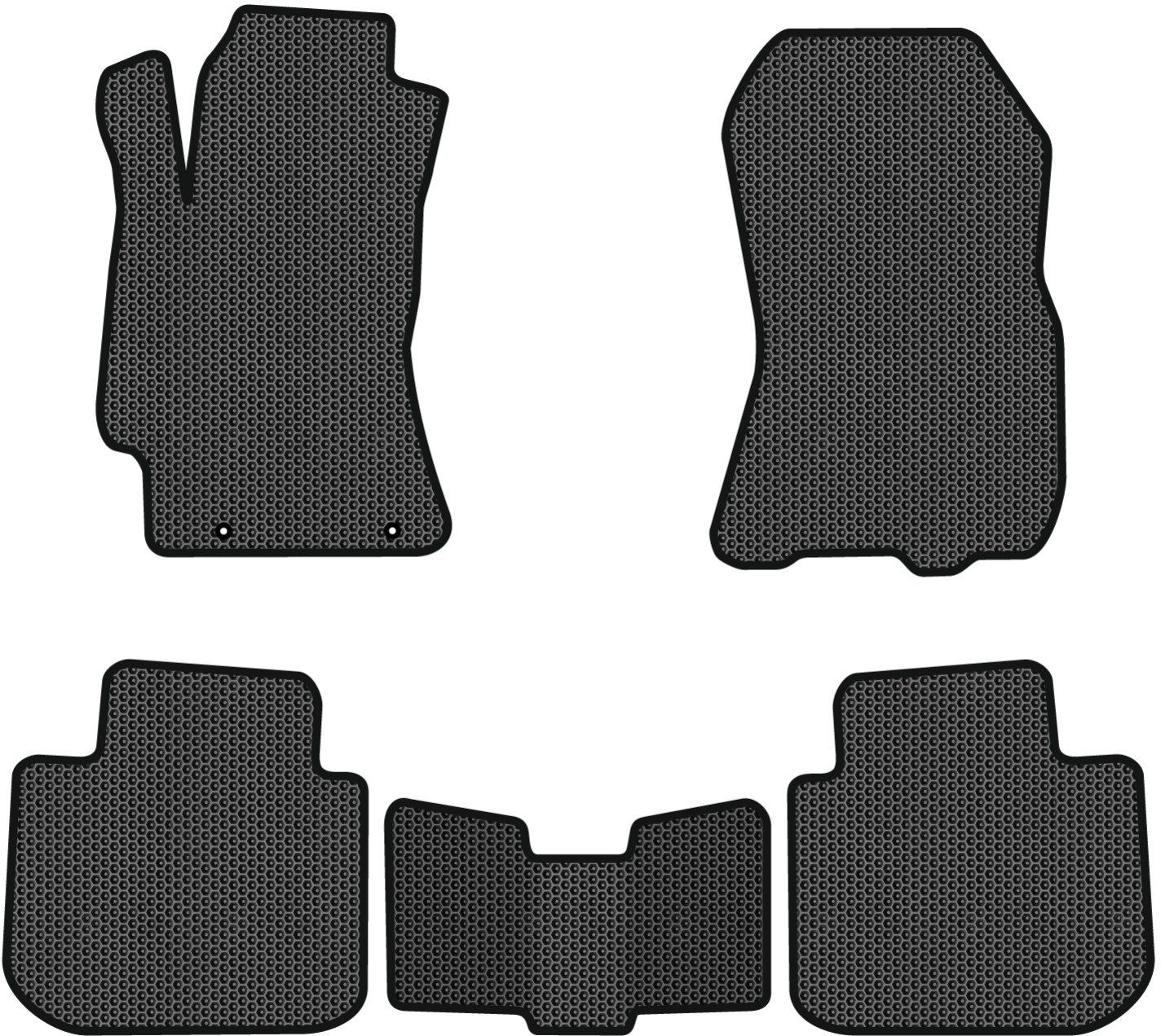 EVA коврики в салон авто EVAtech для Outback (BM) Subaru 2009-2014 4 поколение Combi EU SU11046C5LA2SBB