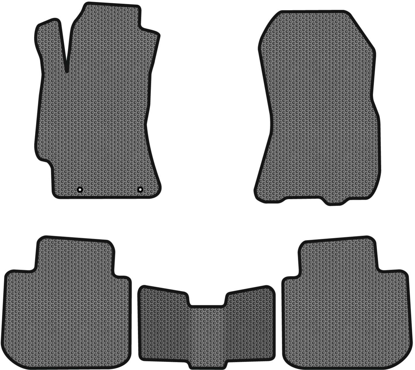 EVA коврики в салон авто EVAtech для Outback (BM) Subaru 2009-2014 4 поколение Combi EU SU11046C5LA2SGB