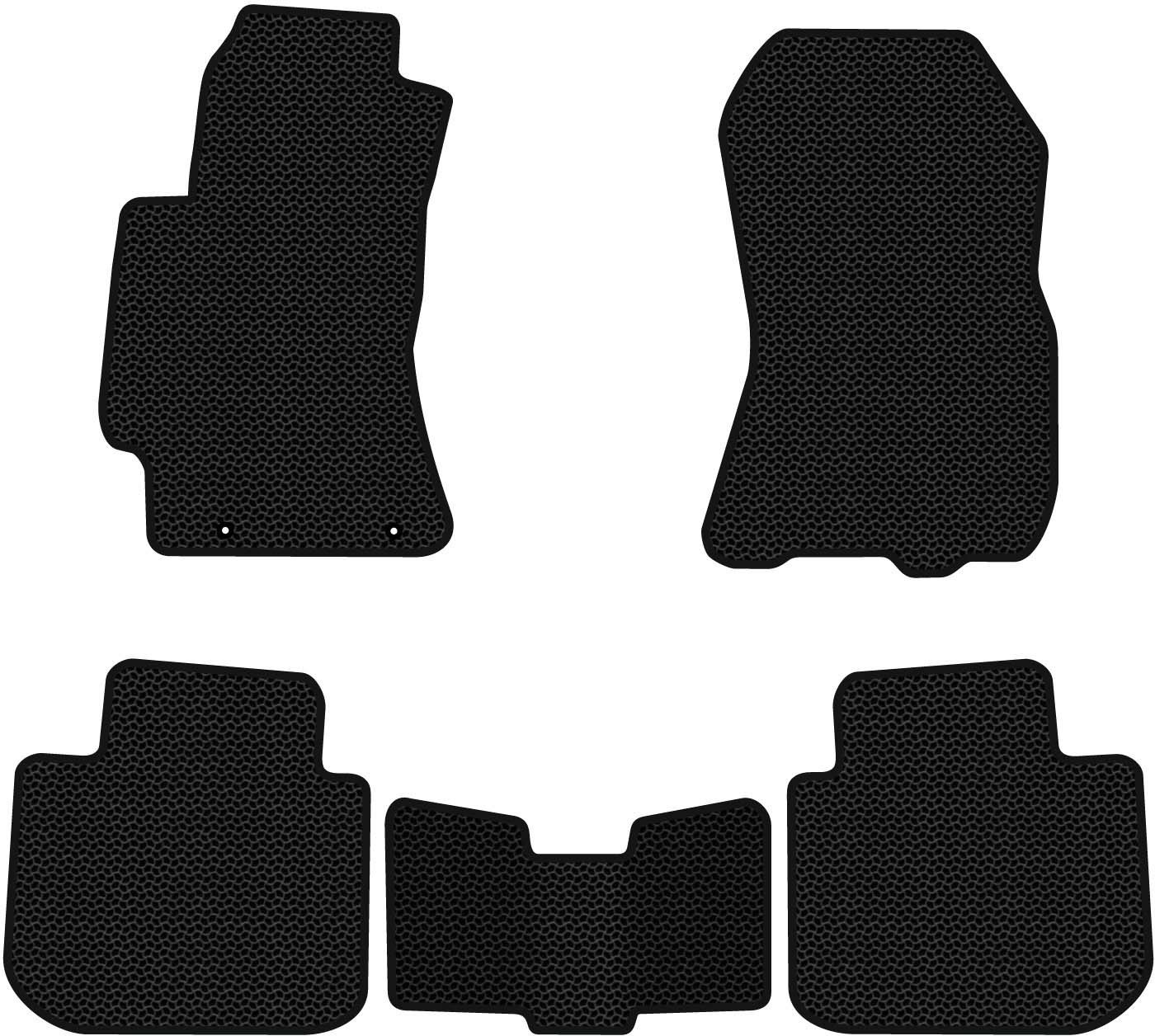 EVA коврики в салон авто EVAtech для Outback (BM) Subaru 2009-2014 4 поколение Combi EU SU11046CB5LA2KBB