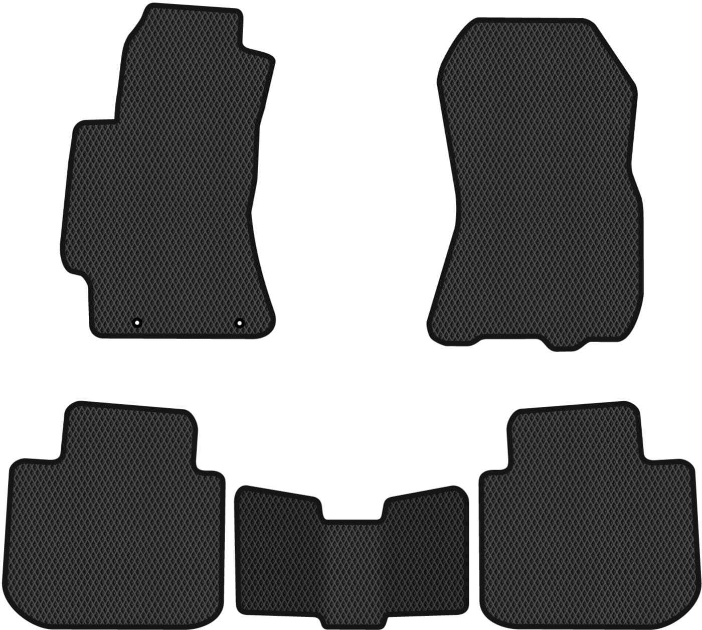 EVA коврики в салон авто EVAtech для Outback (BM) Subaru 2009-2014 4 поколение Combi EU SU11046CB5LA2RBB