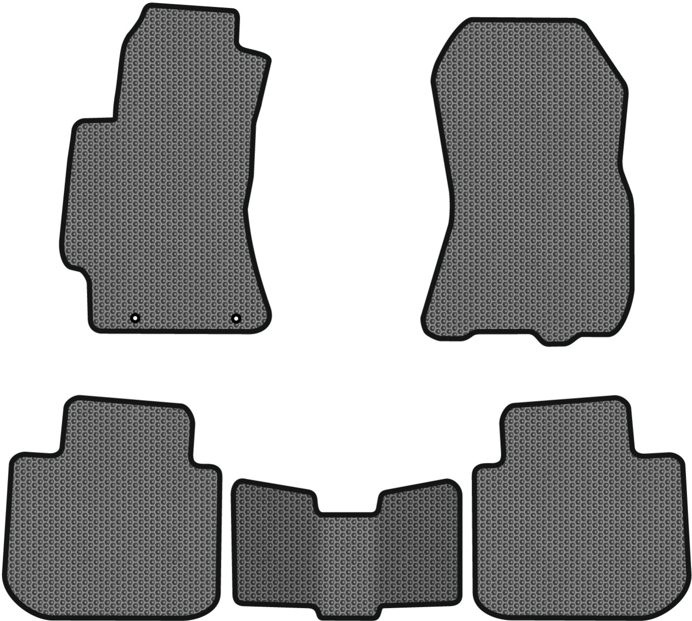 EVA коврики в салон авто EVAtech для Outback (BM) Subaru 2009-2014 4 поколение Combi EU SU11046CB5LA2SGB