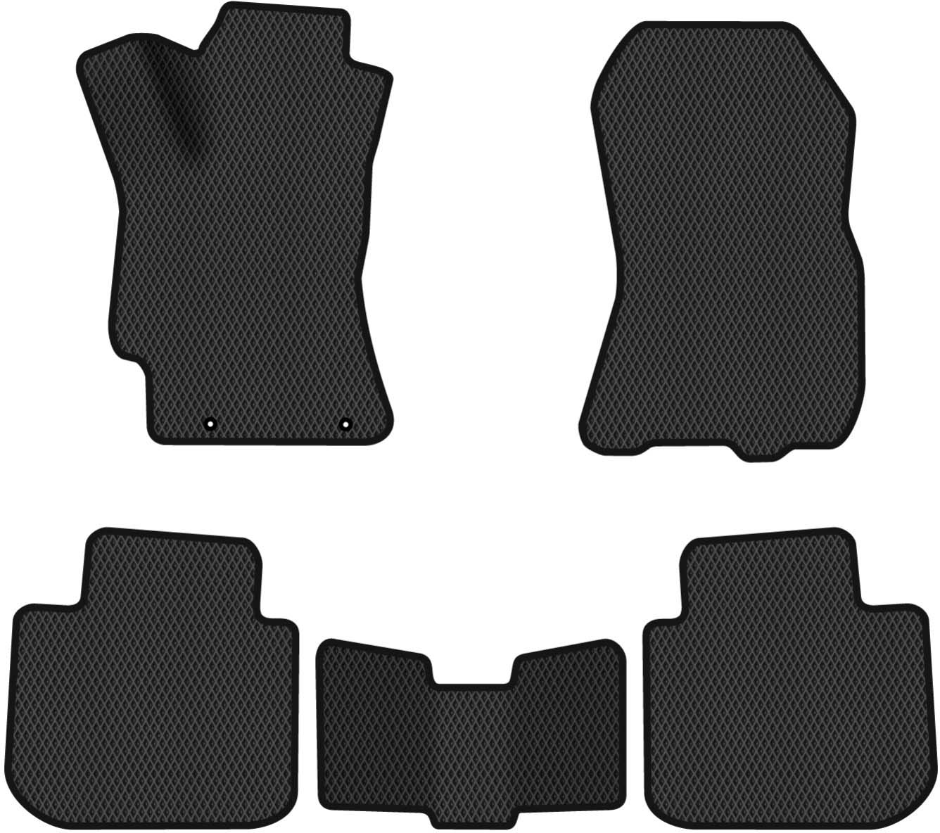 EVA коврики в салон авто EVAtech для Outback (BM) Subaru 2009-2014 4 поколение Combi EU SU11046CD5LA2RBB