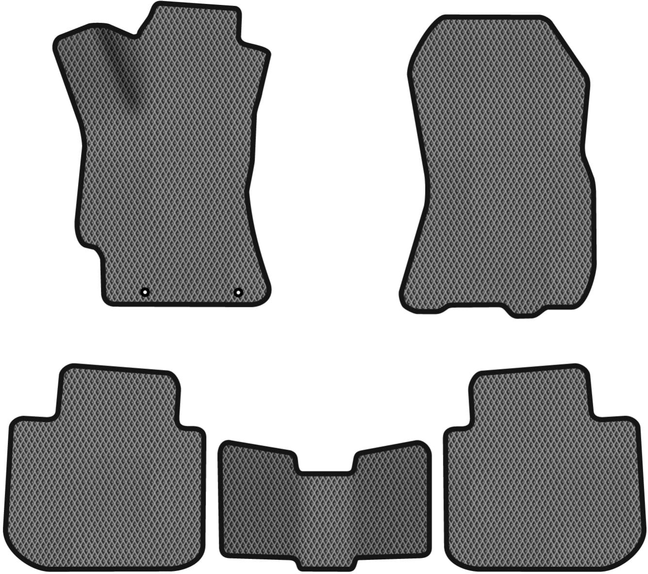 EVA коврики в салон авто EVAtech для Outback (BM) Subaru 2009-2014 4 поколение Combi EU SU11046CD5LA2RGB