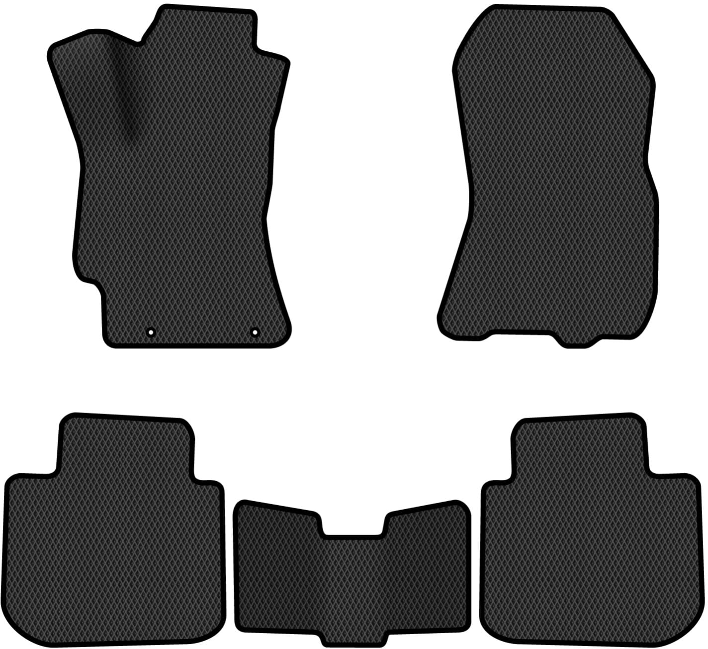 EVA коврики в салон авто EVAtech для Outback (BM) Subaru 2009-2014 4 поколение Combi USA SU12565CD5RBB