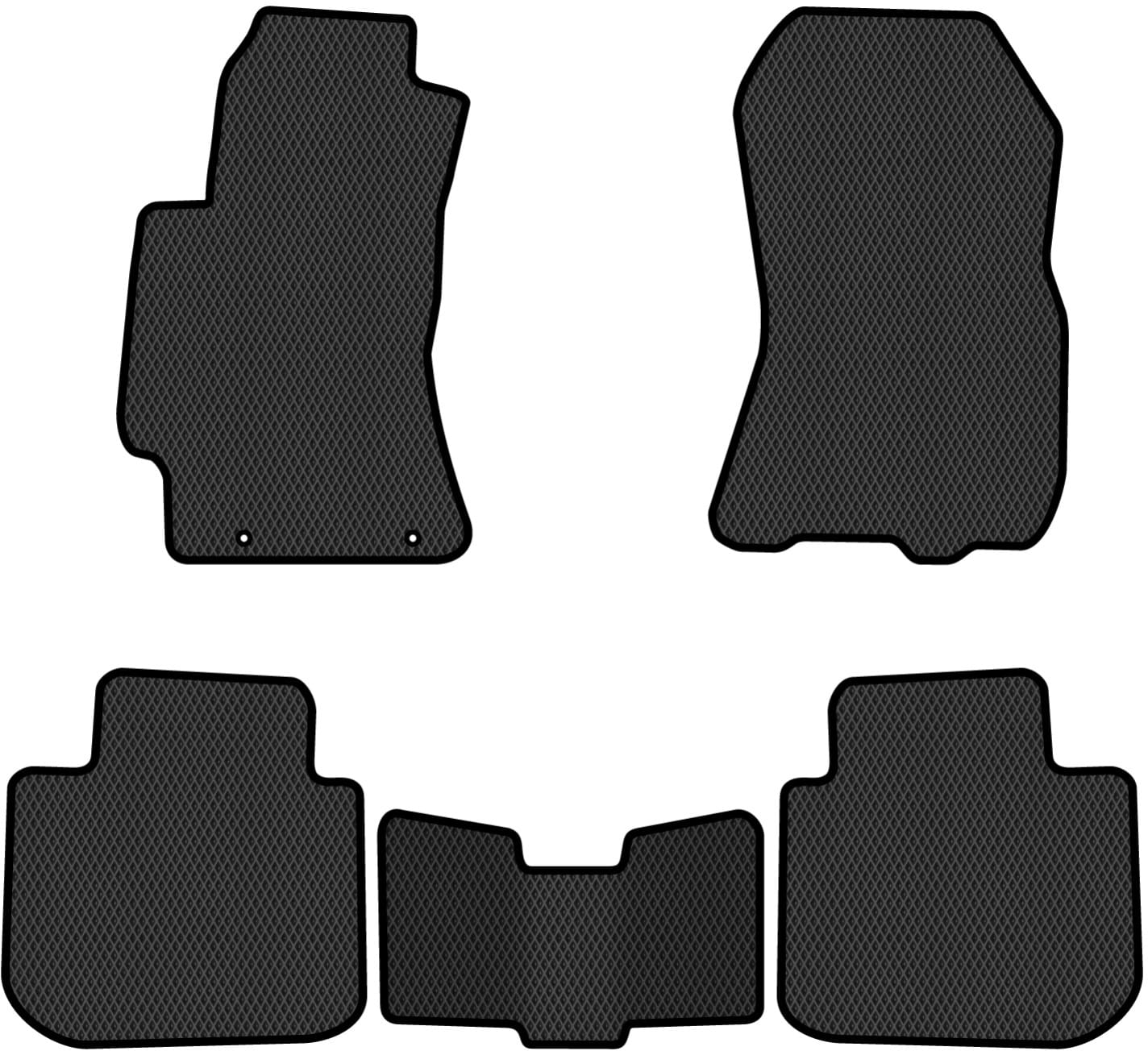 EVA коврики в салон авто EVAtech для Outback (BM) Subaru 2009-2014 4 поколение Combi USA SU12565CB5LA2RBB