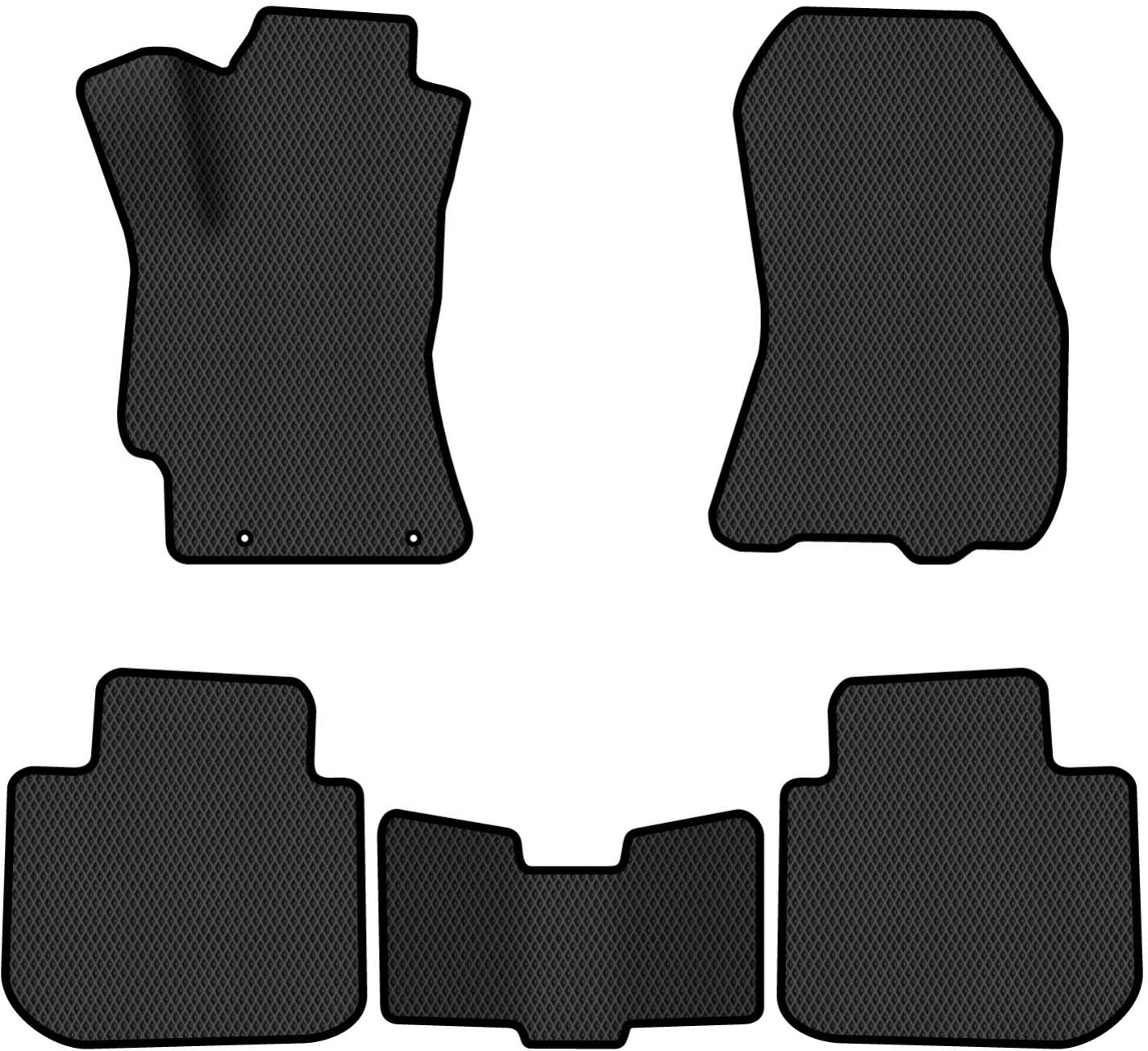 EVA коврики в салон авто EVAtech для Outback (BM) Subaru 2009-2014 4 поколение Combi USA SU12565CD5LA2RBB