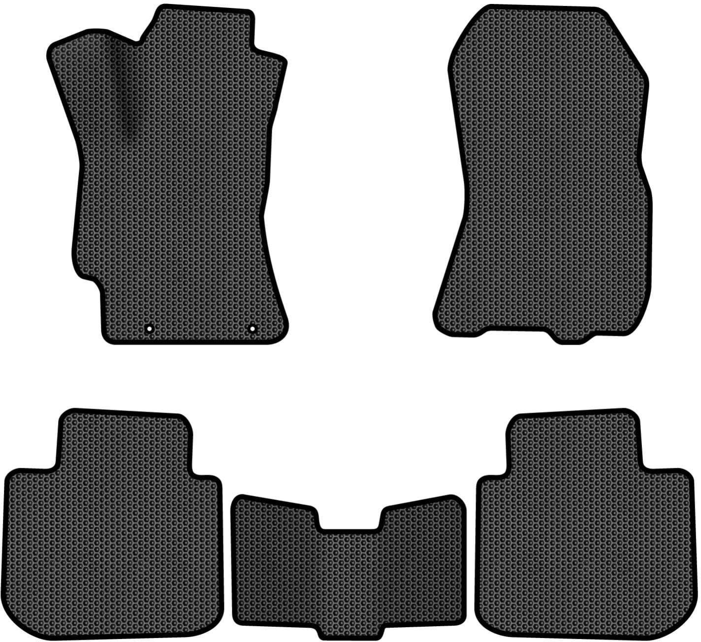 EVA коврики в салон авто EVAtech для Outback (BM) Subaru 2009-2014 4 поколение Combi USA SU12565CD5LA2SBB