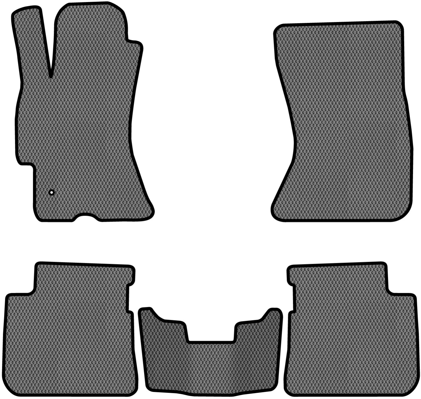 EVA килимки в салон авто EVAtech для Outback (BP) Subaru 2003-2009 3 покоління Combi EU SU42768C5LA1RGB