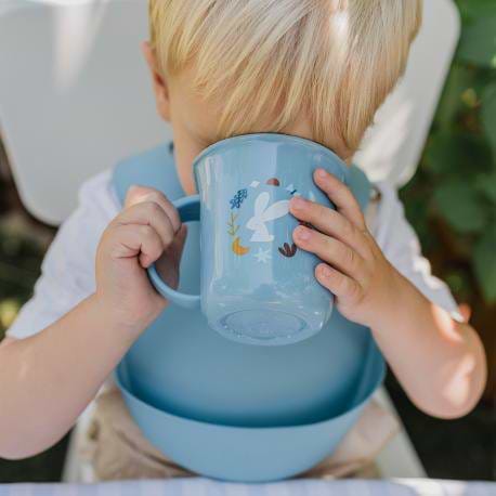 Фото - Нагрудник каучуковий Suavinex Лісові історії, блакитний (401 234)