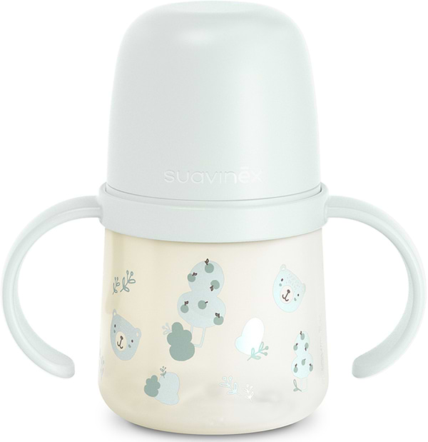 Фото - Поїльник-непроливайка дитячий Suavinex 150 мл +6 міс Wild & Free м'ятна з малюнком (309545)