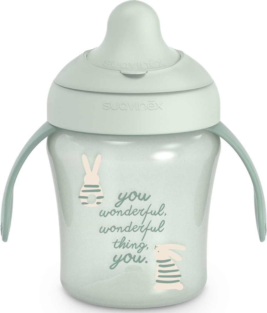 Поильник-непроливайка детский Suavinex 200 мл +6 мес Wonderland мятная (403218)