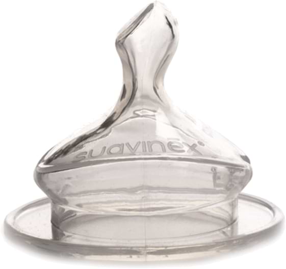 Середній потік соска дитяча силіконова Suavinex силіконова, анатомічна, +6 місяців (300867)