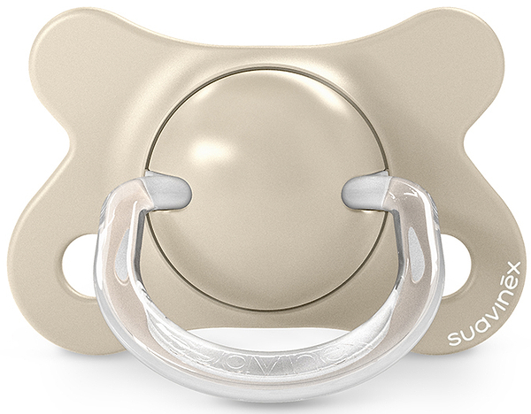 Фото - Анатомическая пустышка Suavinex Birdies белый с рисунком и бежевый 2 шт. (309090)