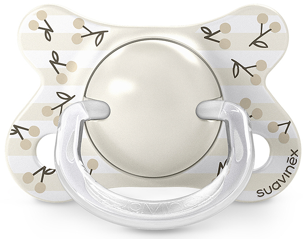 Фото - Анатомическая пустышка Suavinex Birdies белый с рисунком и бежевый 2 шт. (309090)