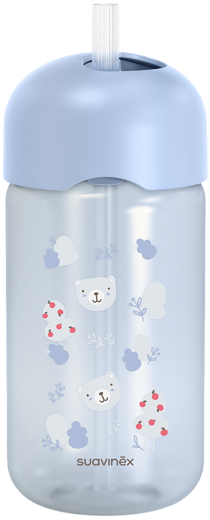 Поильник-непроливайка детский Suavinex 340 мл +18 мес. Wild&Free синяя (403378)