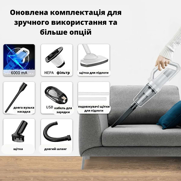 Фото - Уцінка - Автомобільний пилосос Suitu ST-6101 EG